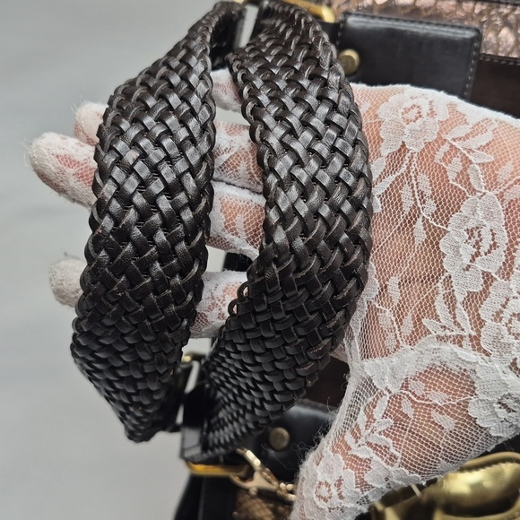 MCM Black and Brown Leather Tote - Picture 10 of 17